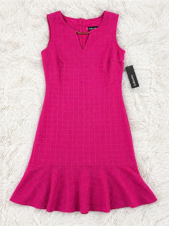 Revelry Dresses & Skirts - EnRevelry‎ Sleeveless Textured Fit Flare Dress Pink Size 6 NWT